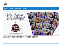Tablet Screenshot of boomboomphotobooth.com
